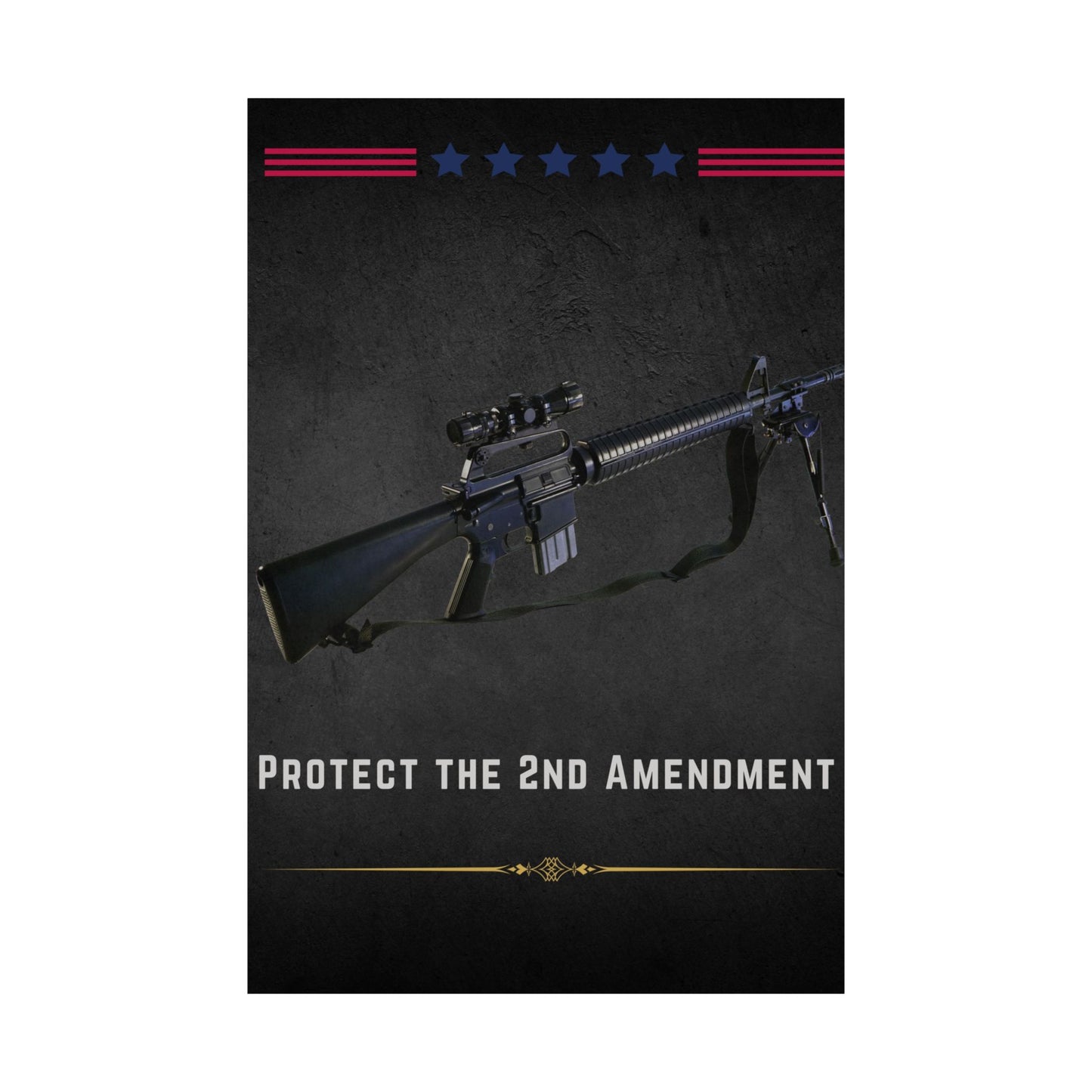 2nd Amendment Gun Rights Poster | Protect Freedom Wall Art