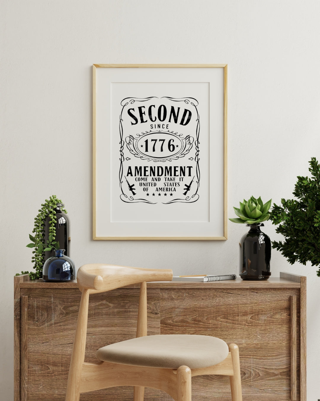 Second Amendment - Since 1776 | Iconic Patriotic Wall Art 🇺🇸🗽