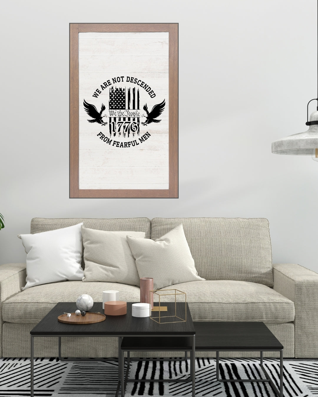 Fearless 1776 | Patriotic Wall Art - We The People🦅